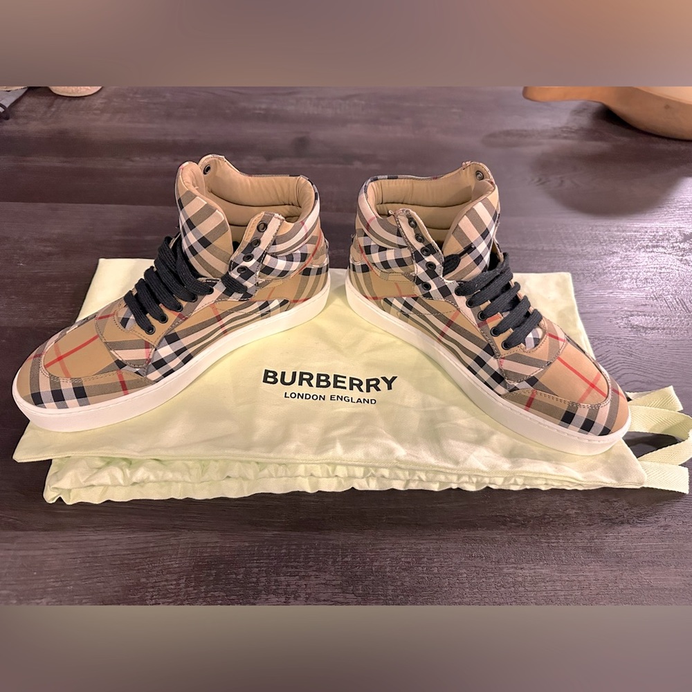 Burberry High Top Sneakers